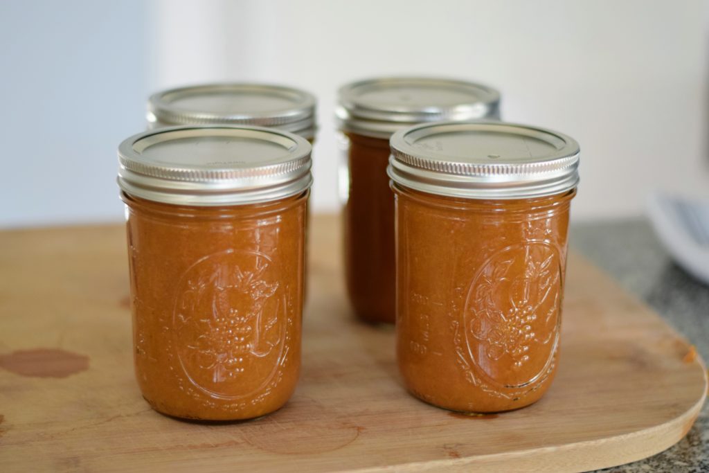 canned peach butter